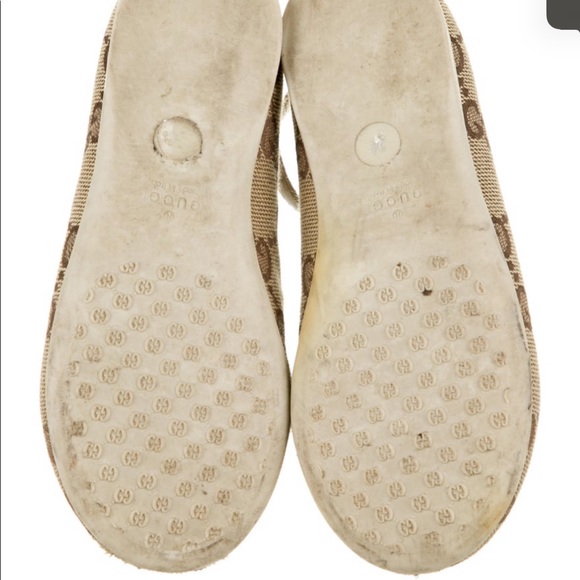 Gucci girls supreme ballet flats authentic - Picture 3 of 3